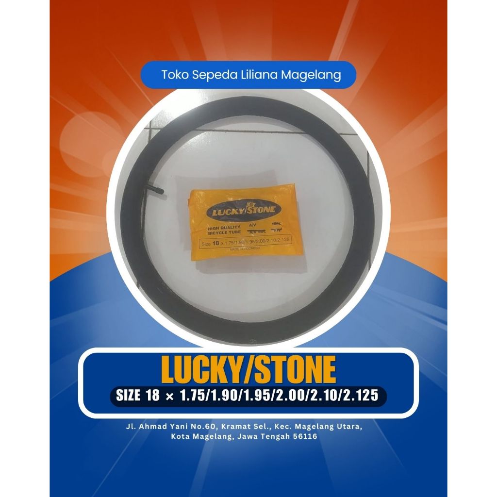 Ban dalam sepeda anak ukuran 18 × 1.75-2.125