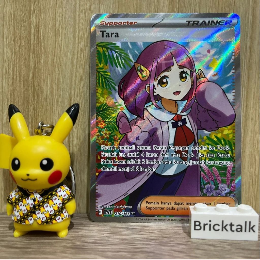 kartu pokemon tara sv7s dengan rarity SR