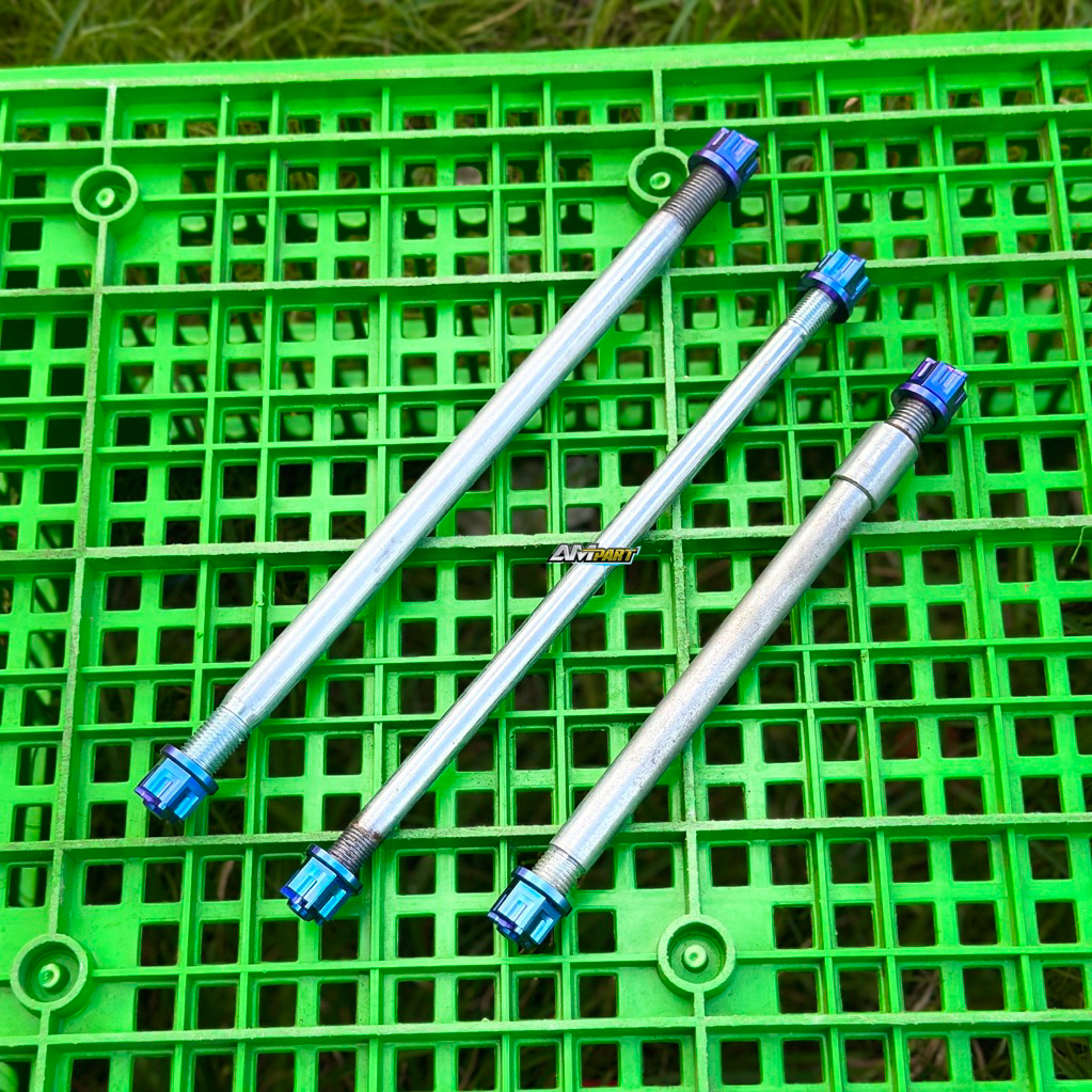 AS RODA SET MUR TITANIUM AS RODA DEPAN NINJA AS TENGAH AS RODA BELAKANG CB GL MP
