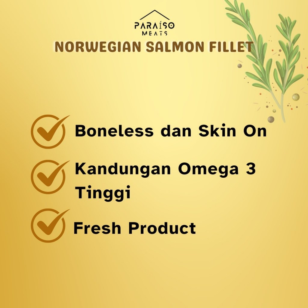 Ikan Salmon Fillet I Norwegian Salmon Fillet