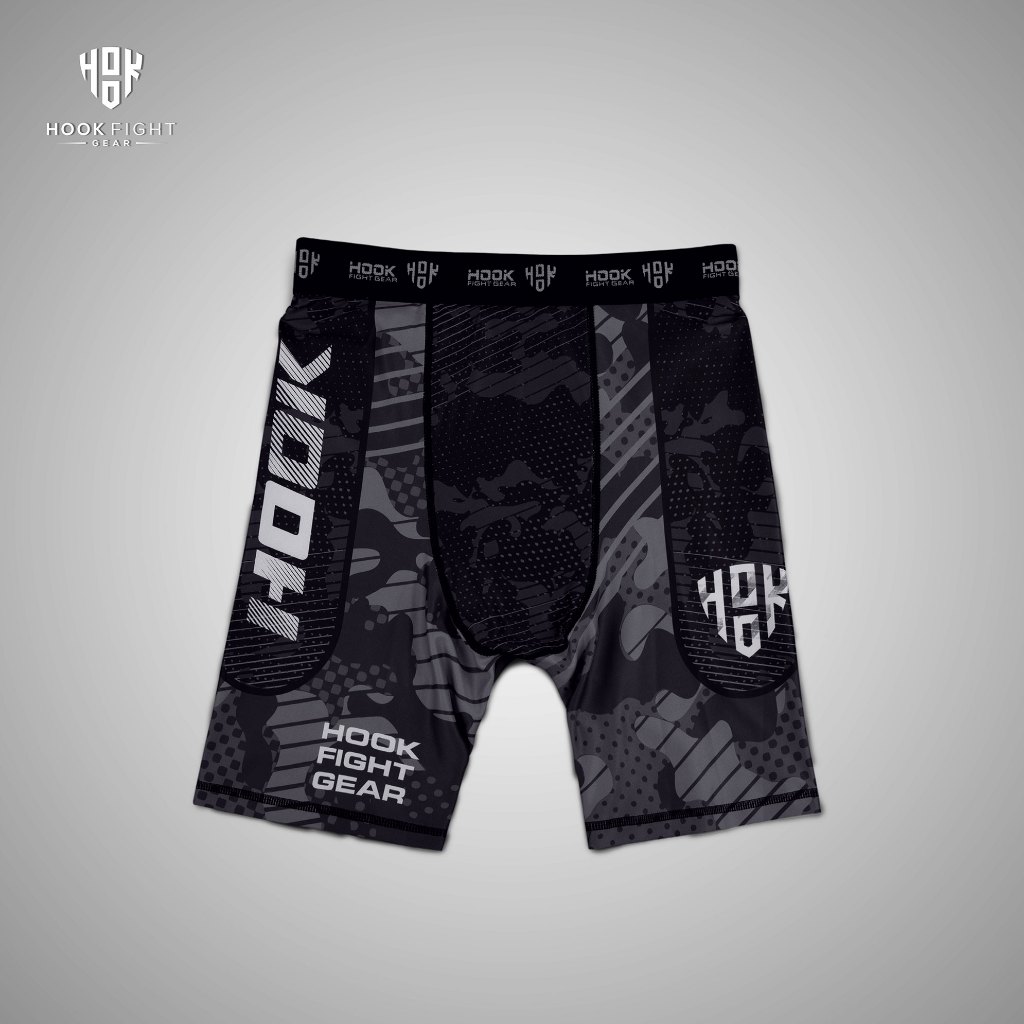 Celana MMA legging Hook BJJ Compression Pants Spat Fight Shorts