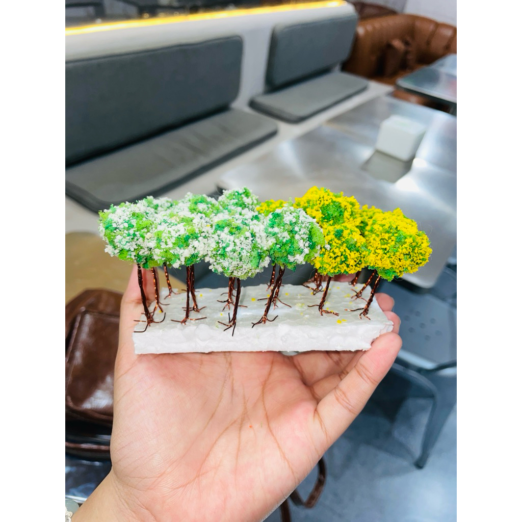 Pohon Maket Berwarna Maket Arsitektur