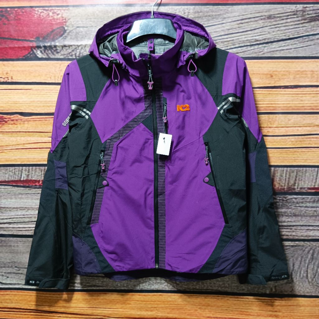 jaket outdoor K2 GORETEX tebal size M casual bagus Original