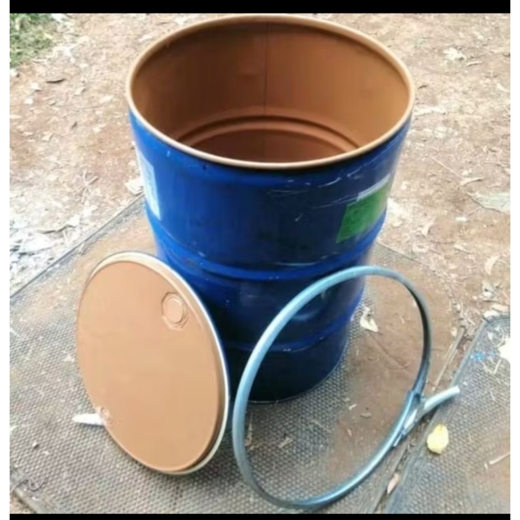 drum besi 200Liter/tong besi 200Liter/tong sampah besi/tong bakar sampah