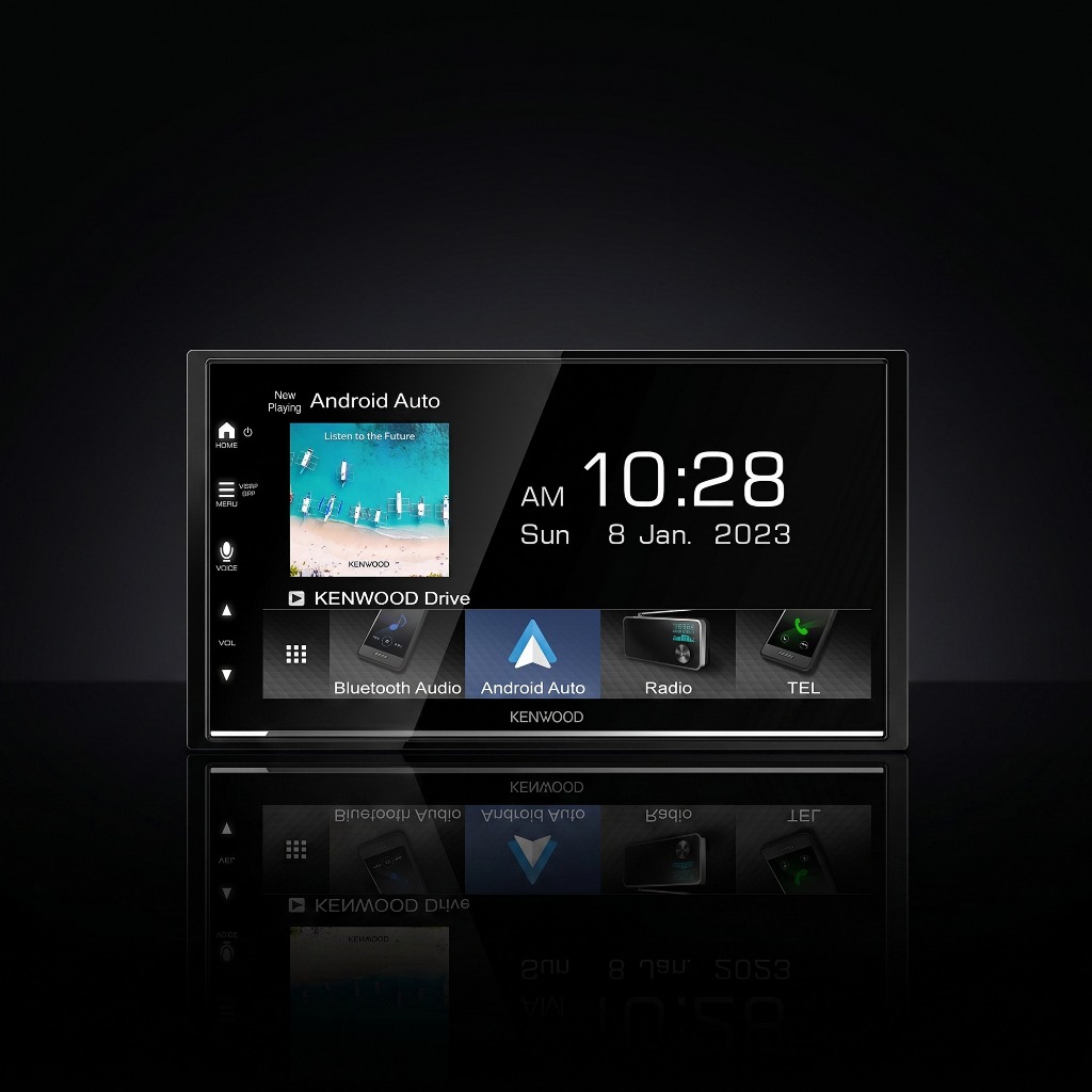 Headunit Kenwood DMX7022S Double Din Deckless 6.8 Inch Apple CarPlay Android Auto Original