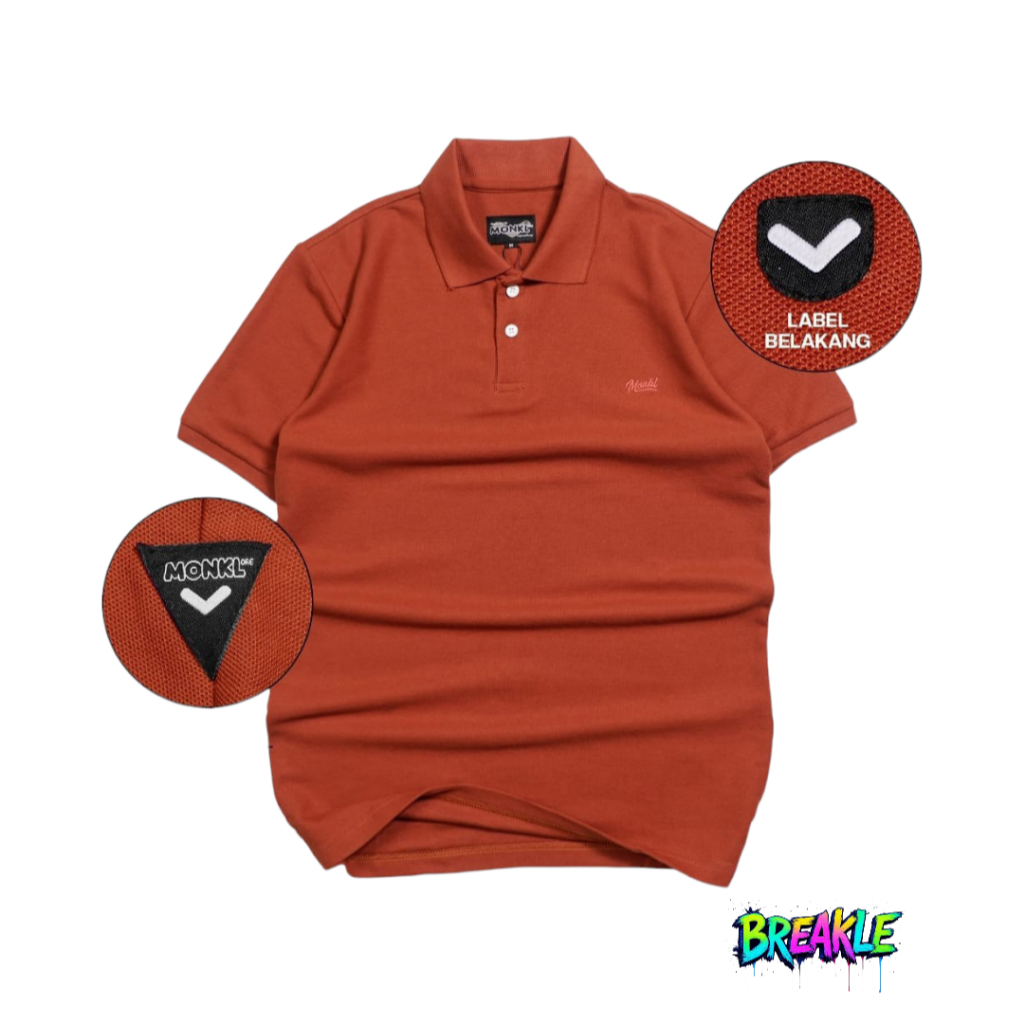 Kaos Kerah Polo Polos Pria Monkl Original