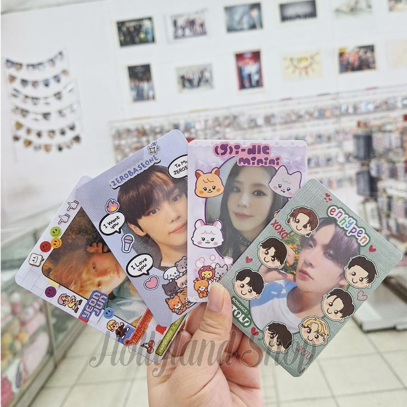 Toploader PC Holder Deco Sticker 2ne1 btob i-dle ALLDAY PROJECT zerobaseone Unofficial (FREE Photoca