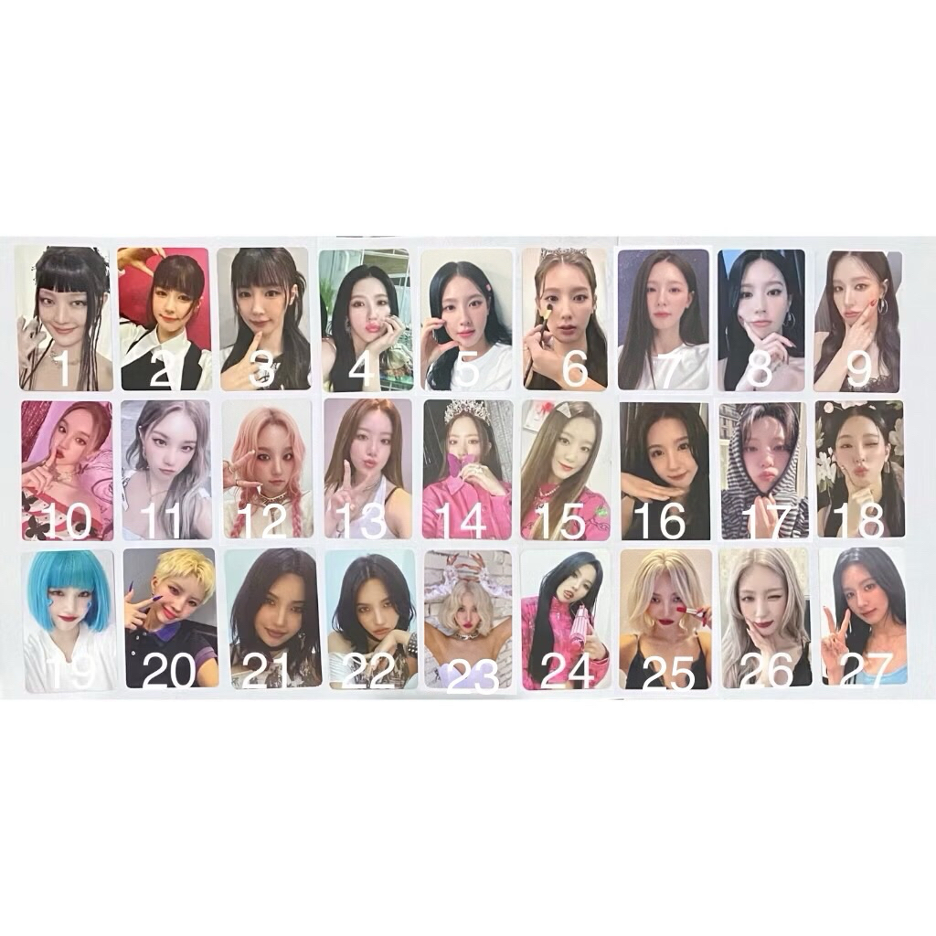 Official photocard pc i-dle gidle album pob we are i feel love never die miyeon minnie soyeon yuqi s