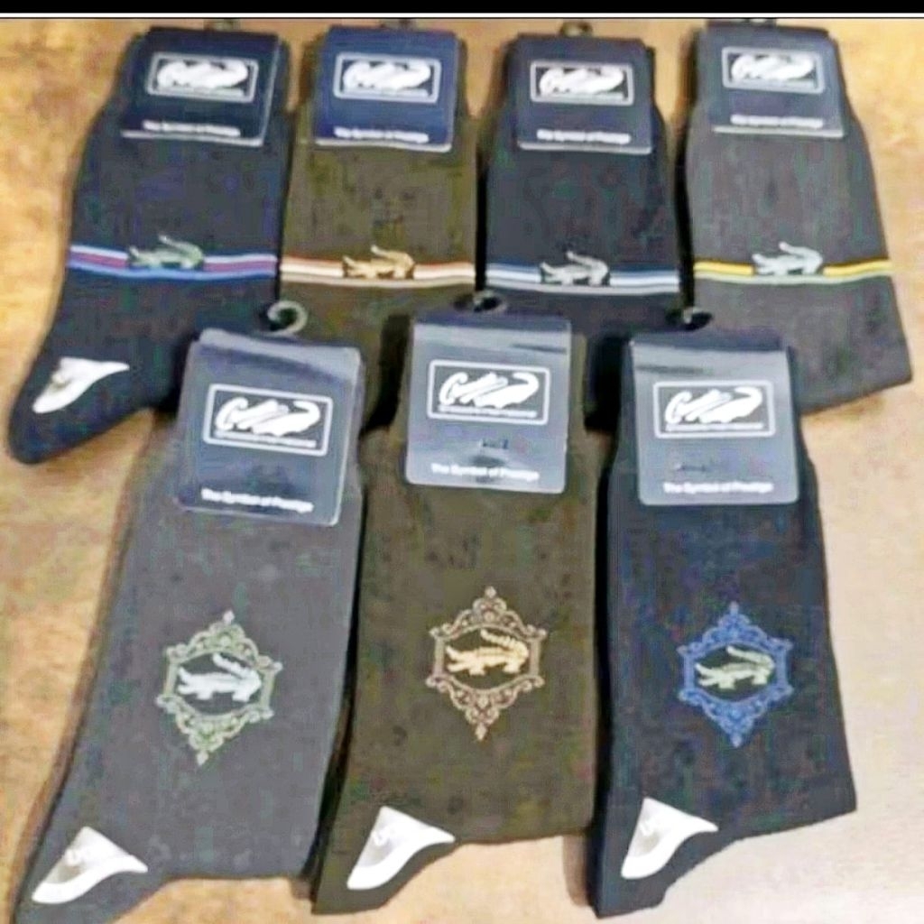 Crocodile Kaos Kaki Pria Casual / Kaos kaki Kantoran / Kaos kaki Pria Business Socks Original Crocod
