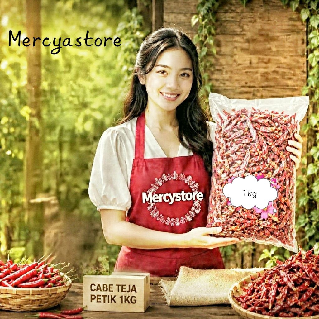 Cabe Rawit Kering Teja 1 kg