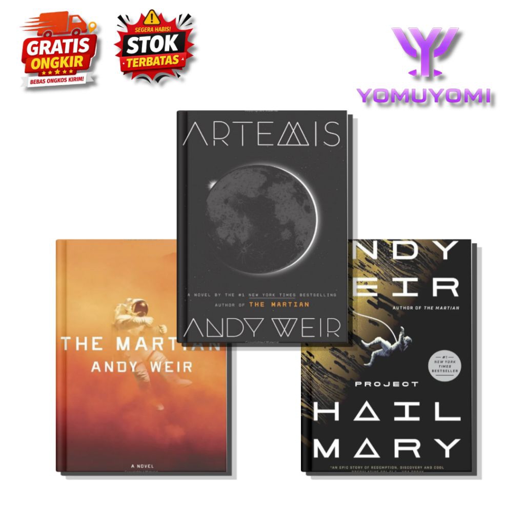 ‎The Martian | Artemis | Project Hail Mary: A Novel by Andy Weir (english)