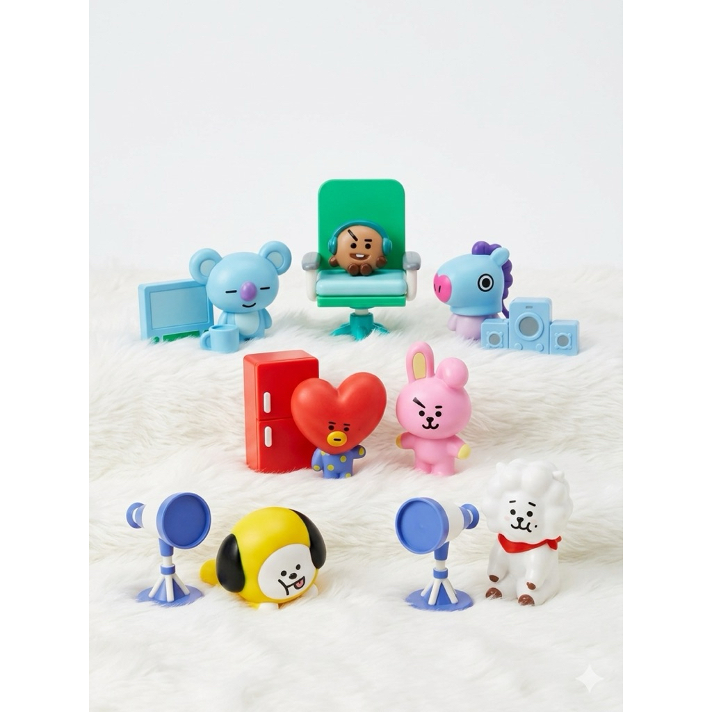 figur action figure topper kue bts21