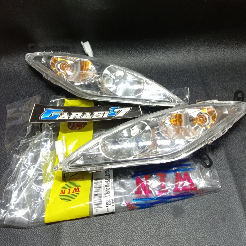 Win Lampu Sen Sein Depan Sepasang Plus Soket Lampu Jupiter Mx Old Lama 1S7