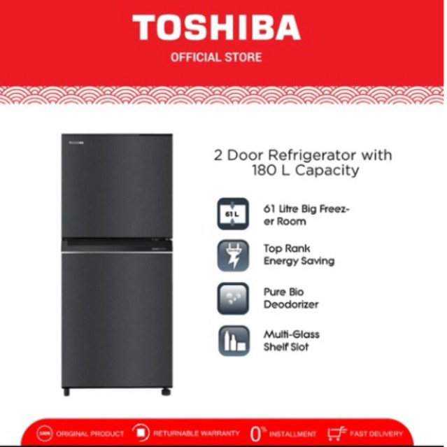 LEMARI ES TOSHIBA GR-B22ISP GARANSI RESMI