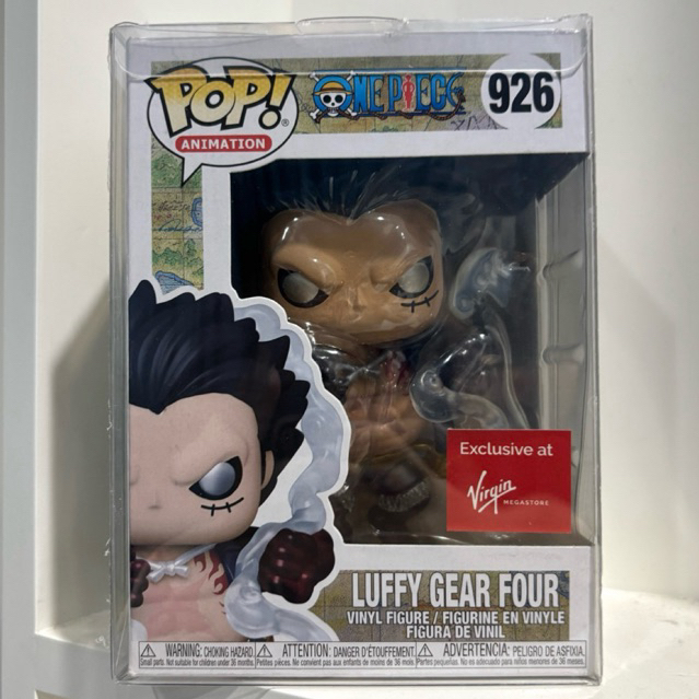 Funko Pop LUFFY GEAR FOUR One Piece Virgin Megastore Exclusive Dubai