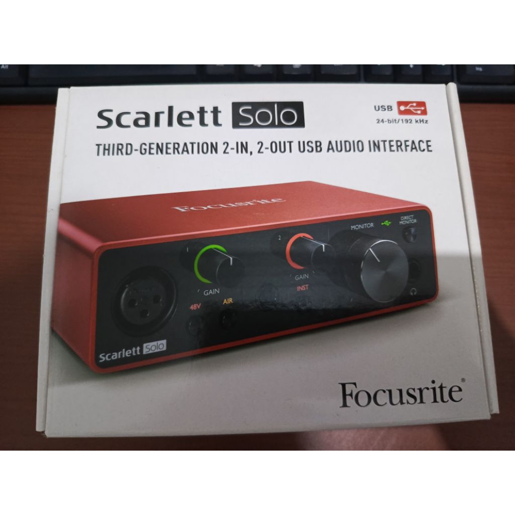 Soundcard Focusrite Scarlett Solo 3rd