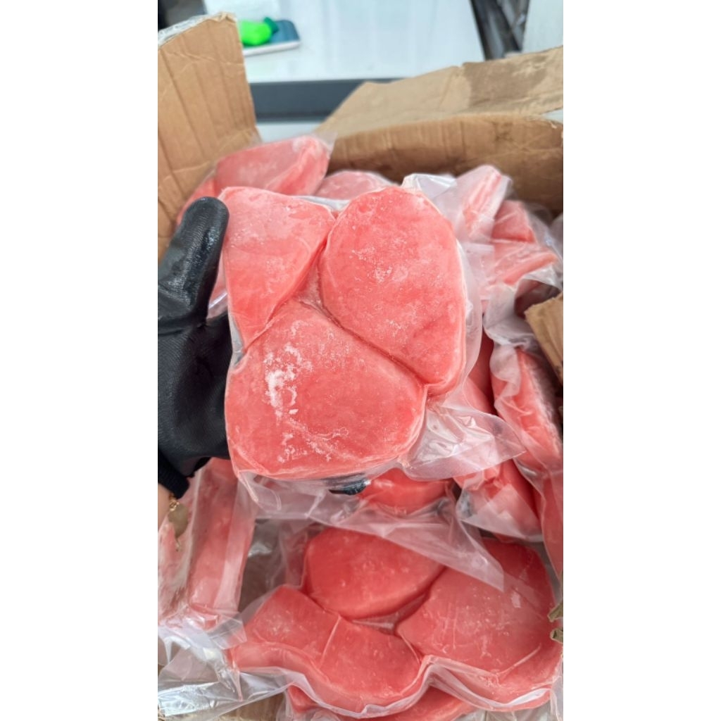Ikan tuna fillet steak/tuna fish ( sushi grade) 500 gr