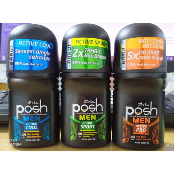 Posh Men Roll On Deodoran Active Sport active cool active pro  50 ml