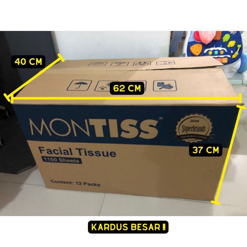 KARDUS BOX BESAR BEKAS TISSUE MONTISS PASEO NICE UNTUK PINDAHAN / KARDUS BOX BESAR BEKAS TISSUE NICE