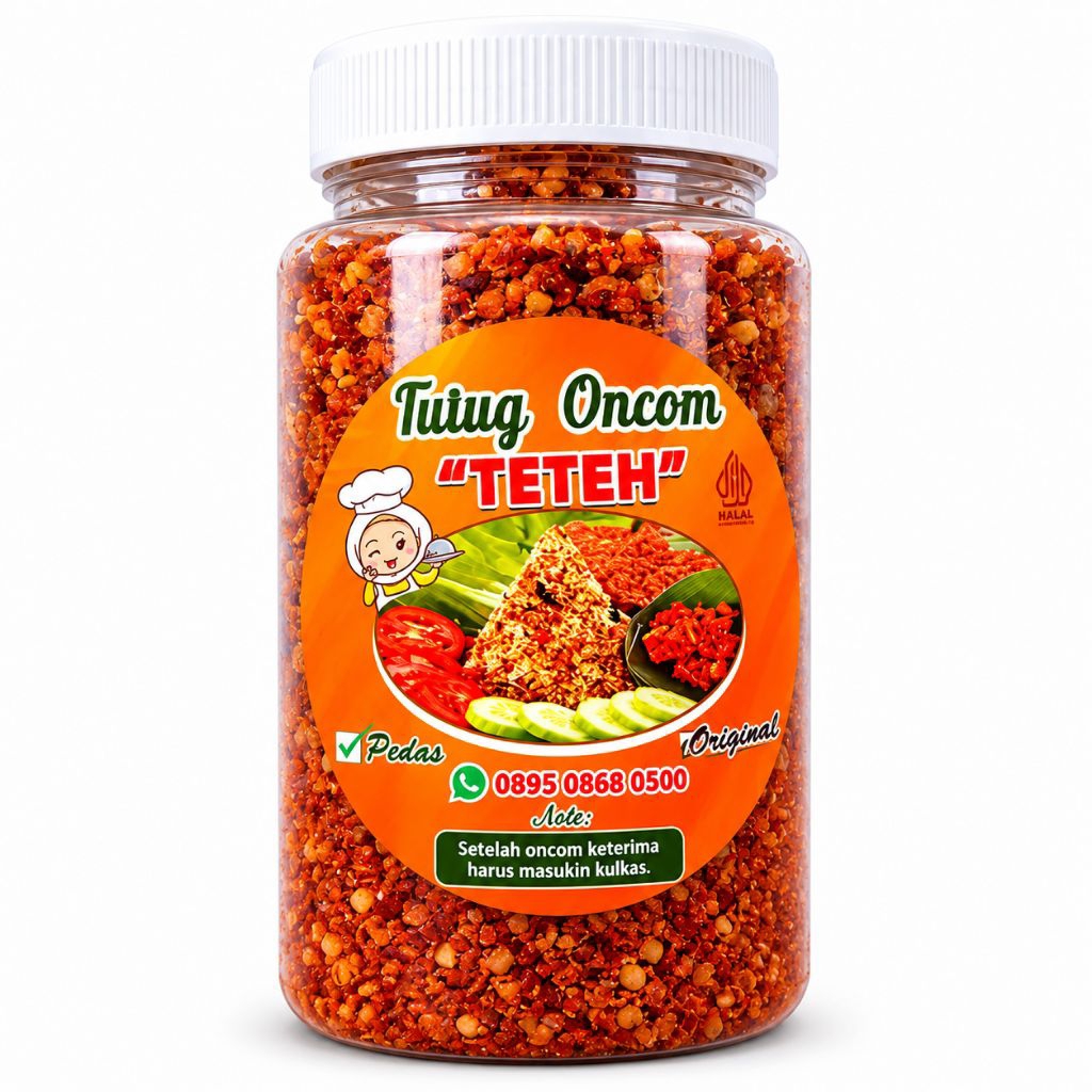 Tutug Oncom Teteh Khas Sumedang 200g | Original & Pedas | Gurih Harum Kencur | Oleh-Oleh Sunda Favor