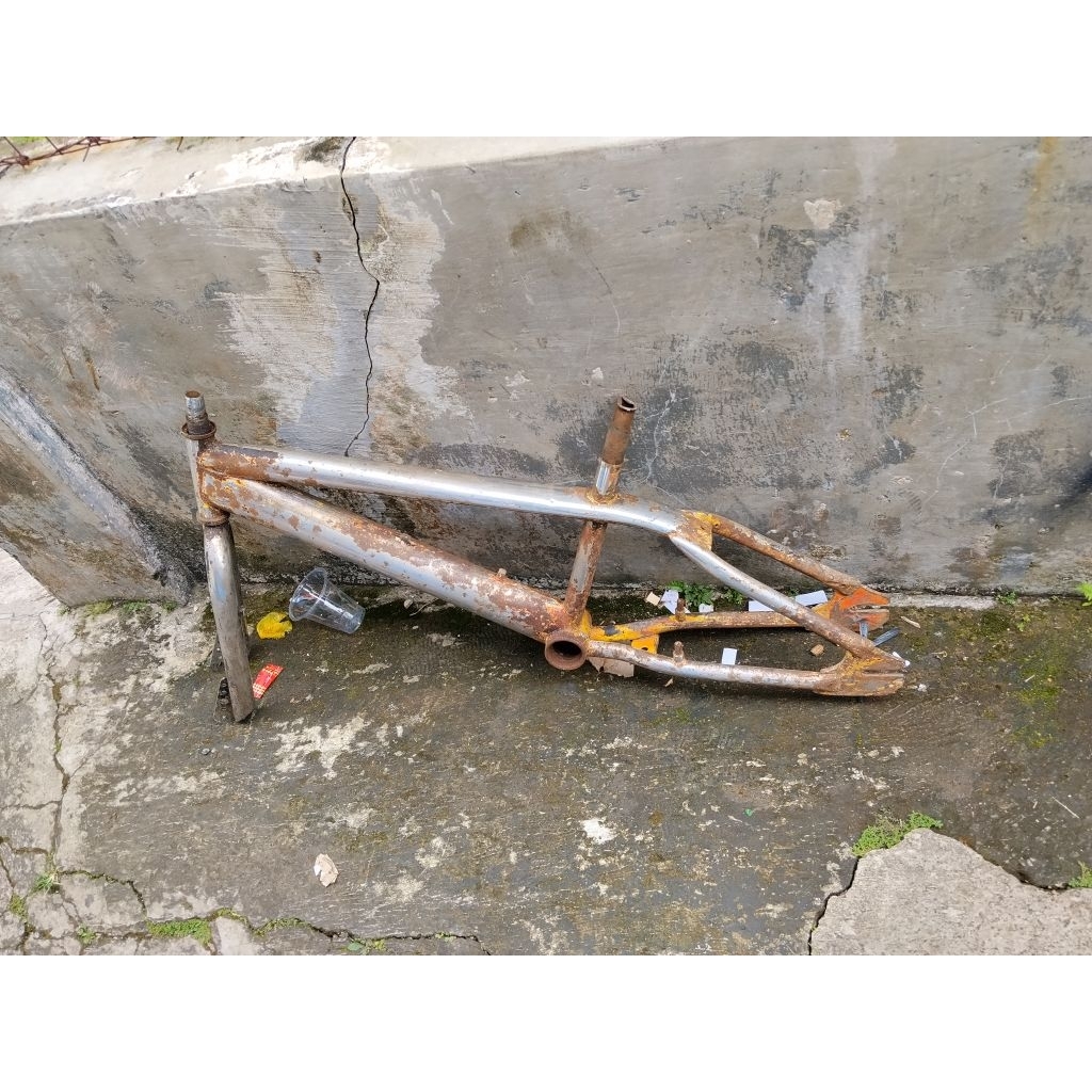 Frame fork sepeda BMX Wimcycle Jadul ban 20 Antik Pada jamannya Seri JJxxx real original