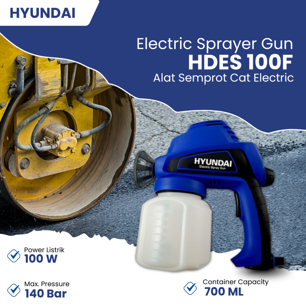 Mesin Hyundai Sprayer Electric HDES 100 F / Mesin Sprayer Listrik 100 Watt 220 V