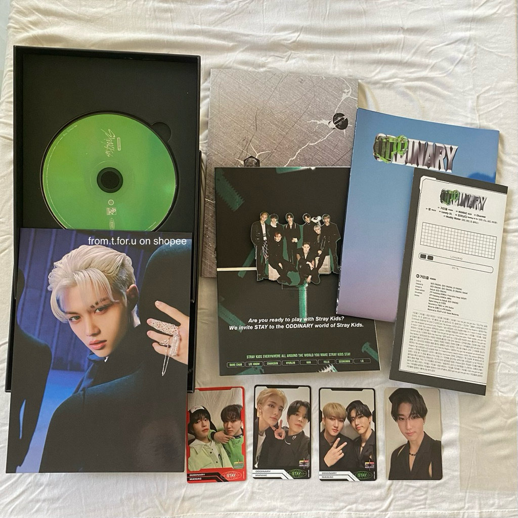 ALBUM ODDINARY LIMITED VERSION UNSEALED FULLSET LIMITED STRAY KIDS SKZ PHOTOCARD PC HAN UNIT HYUNJIN