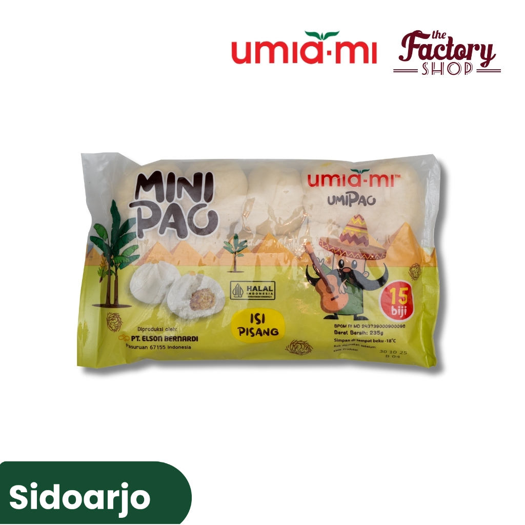 UMIAMI MINIPAO PISANG DAN UMIAMI MINIPAO COKLAT 15BJ