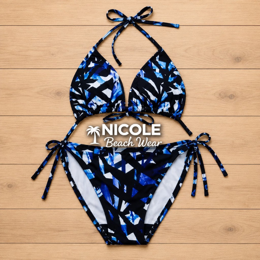 [NICOLE] Bikini Set Pants Bikini Tali Segitiga Bikini Pantai Baju Renang Wanita | Bikini Pantai Wani