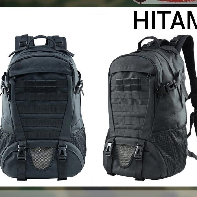 Tas Ransel Tactical 7092 Import Silver Knight Usa Original - Hitam