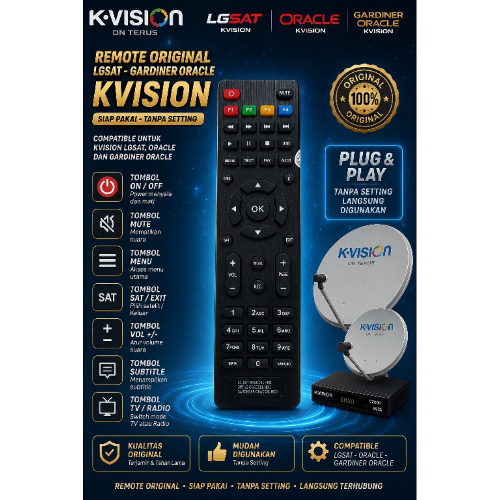 Remote LGSAT- ORACLE - OPTUS ORACLE - Gardiner KVISION