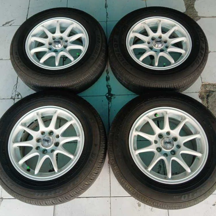 Velg Bekas Ring 14 HSR INDY Lebar 6 Lubang 4 Ban 185 70 R14