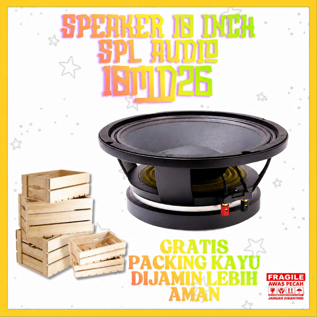 Speaker 10INCH SPL Audio 10MD26 harga per 4 pcs