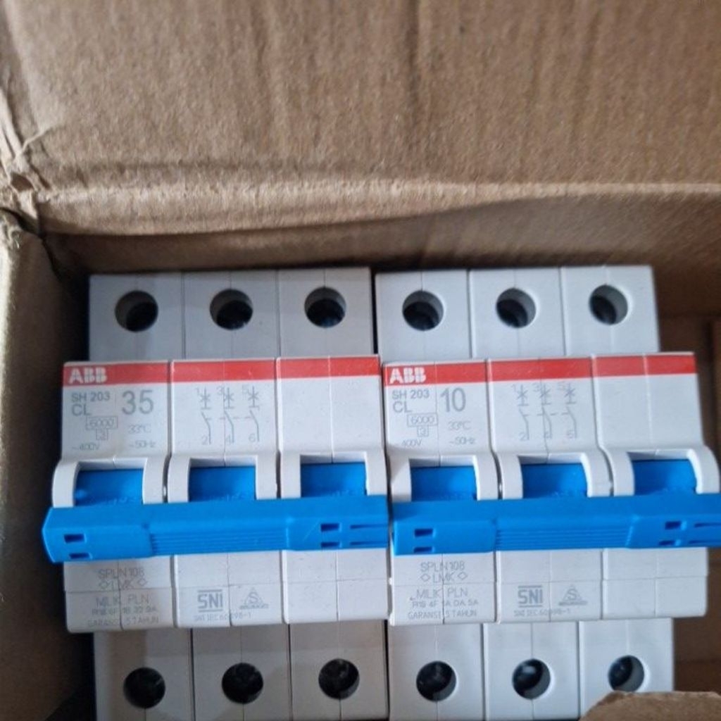 MCB ABB 3 PHASE 35A ORI PLN
