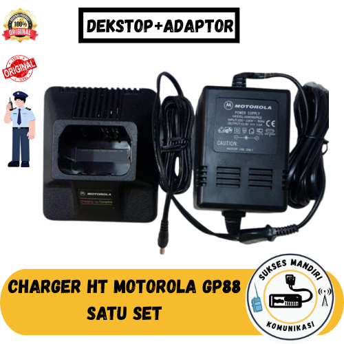 Charger HT Motorola GP88 Satu Set Charger HT Motorola GP 88