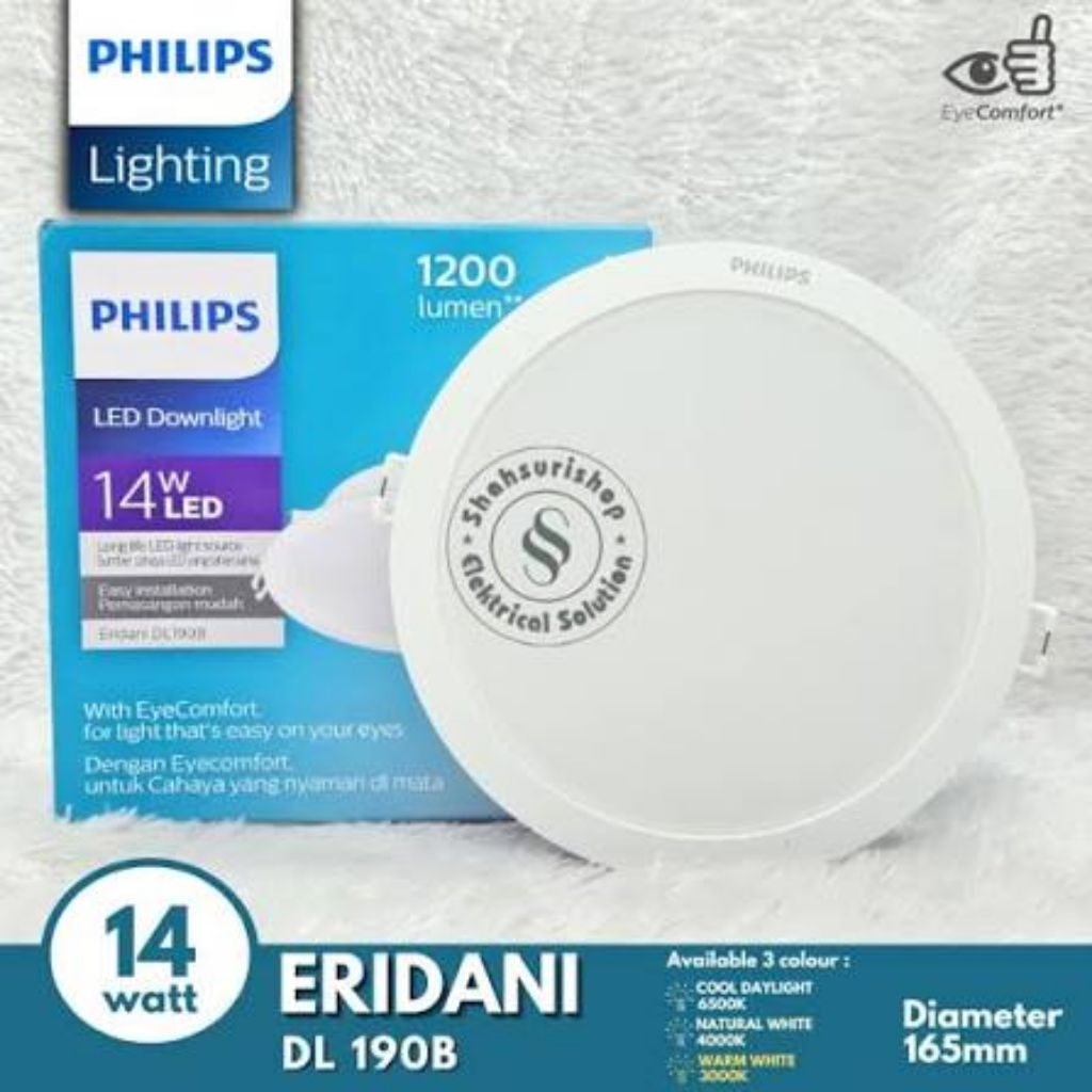 Philips downlight 14w 4000k