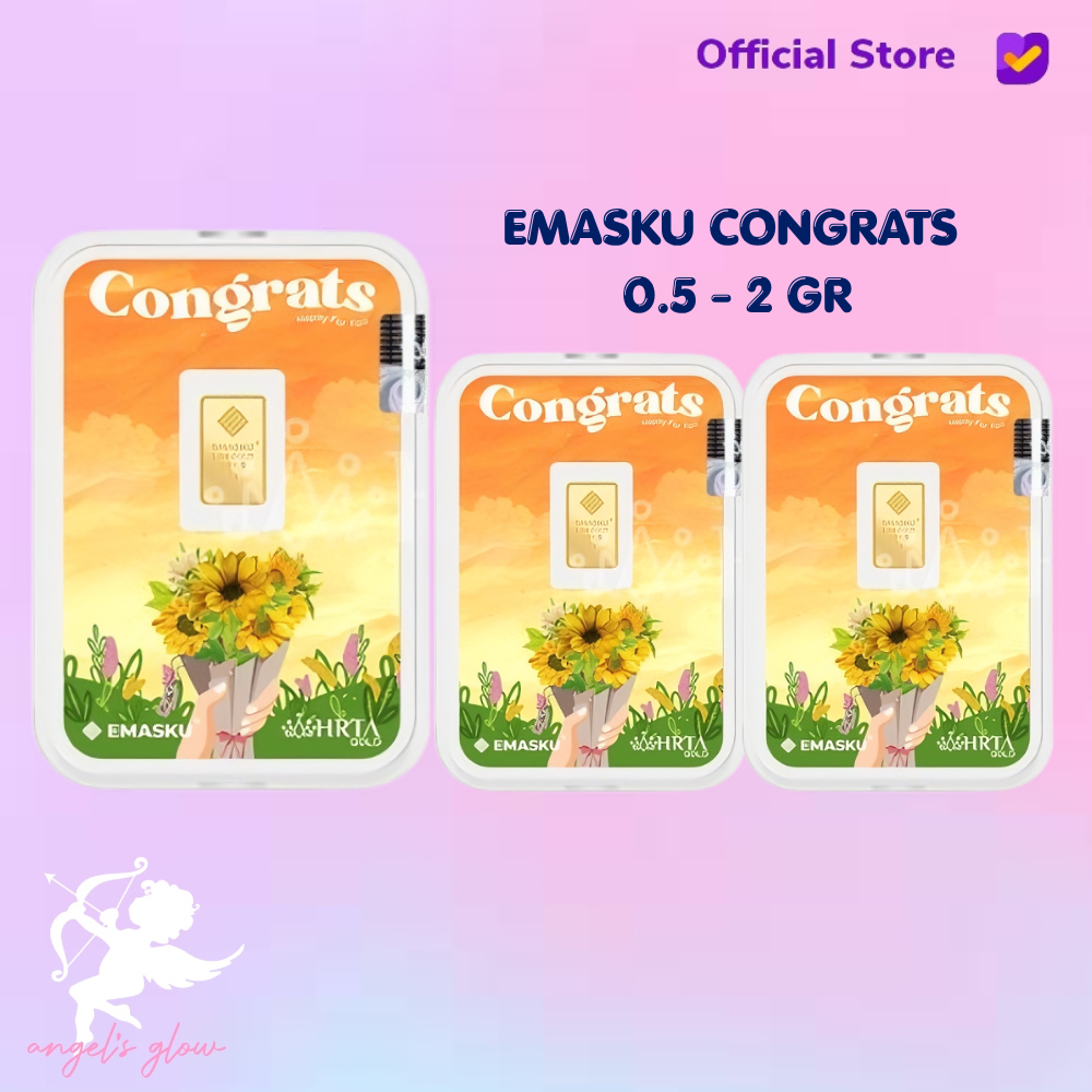 Logam Mulia Emasku Congrats Series - 0.5 - 2 Gram