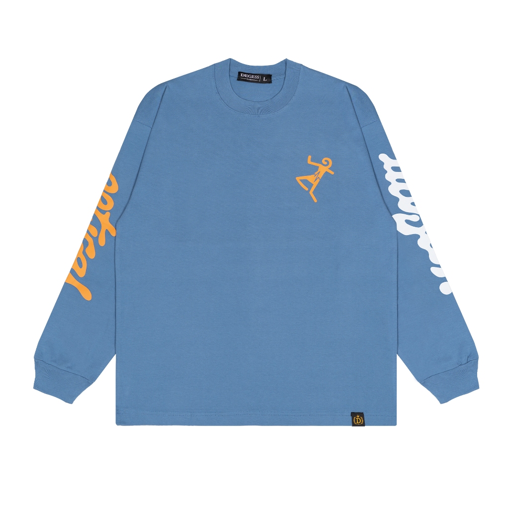 DEGESS Tshirt Long Sleeve Unisex OPTICAL - Katun Combed 20s