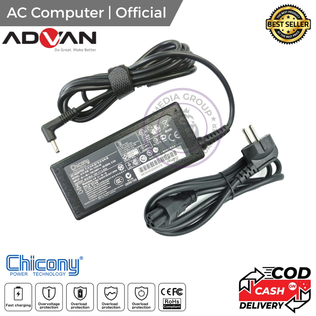 Charger Adaptor Laptop Toshiba Dynabook Satellite Pro C40-H