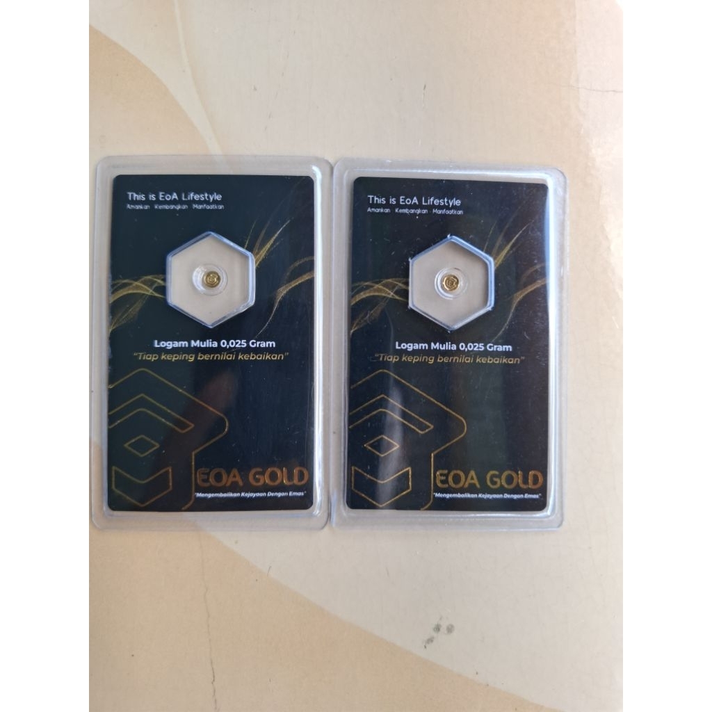 EOA GOLD 0.025 GRAM (TANPA PO)