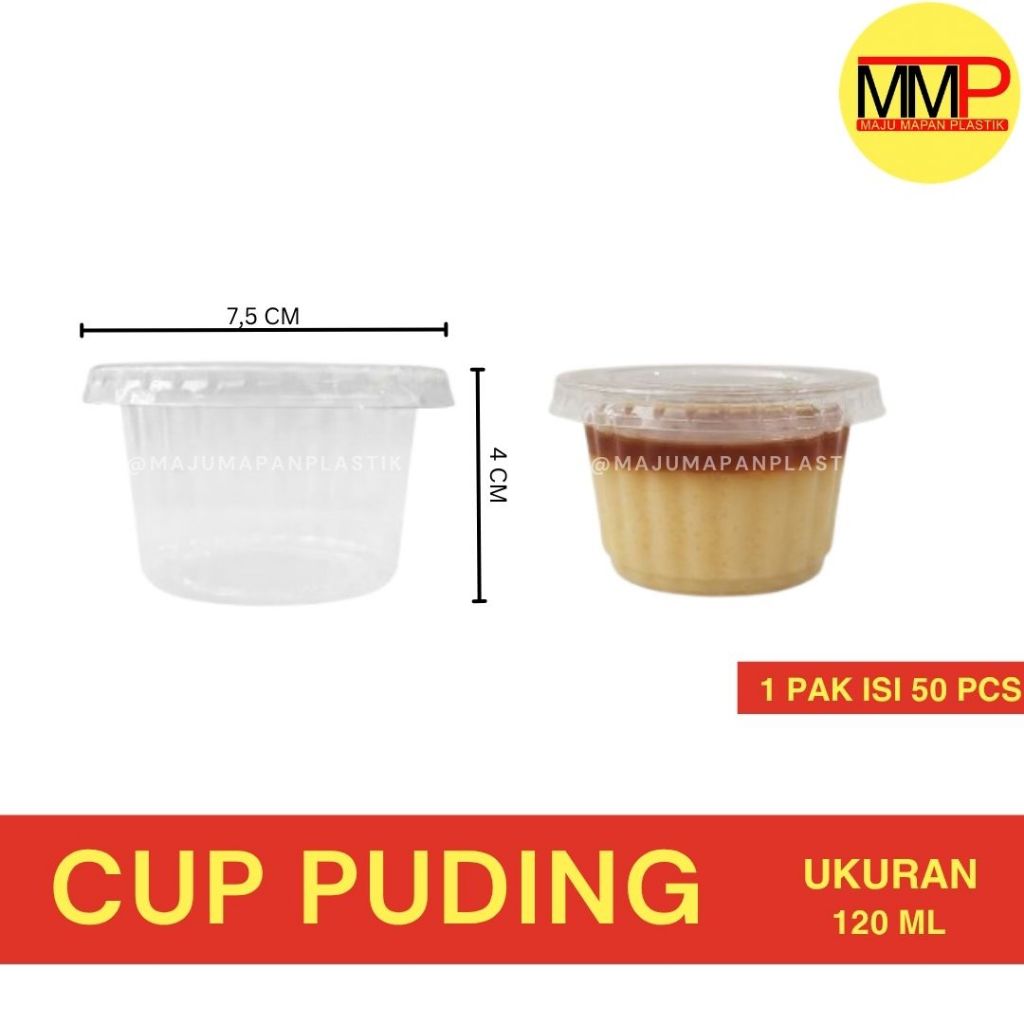 [50 cpcs] Cup Agar-Agar 120 ml / Cup Belimbing 120ml Cup Pudding Ringgik