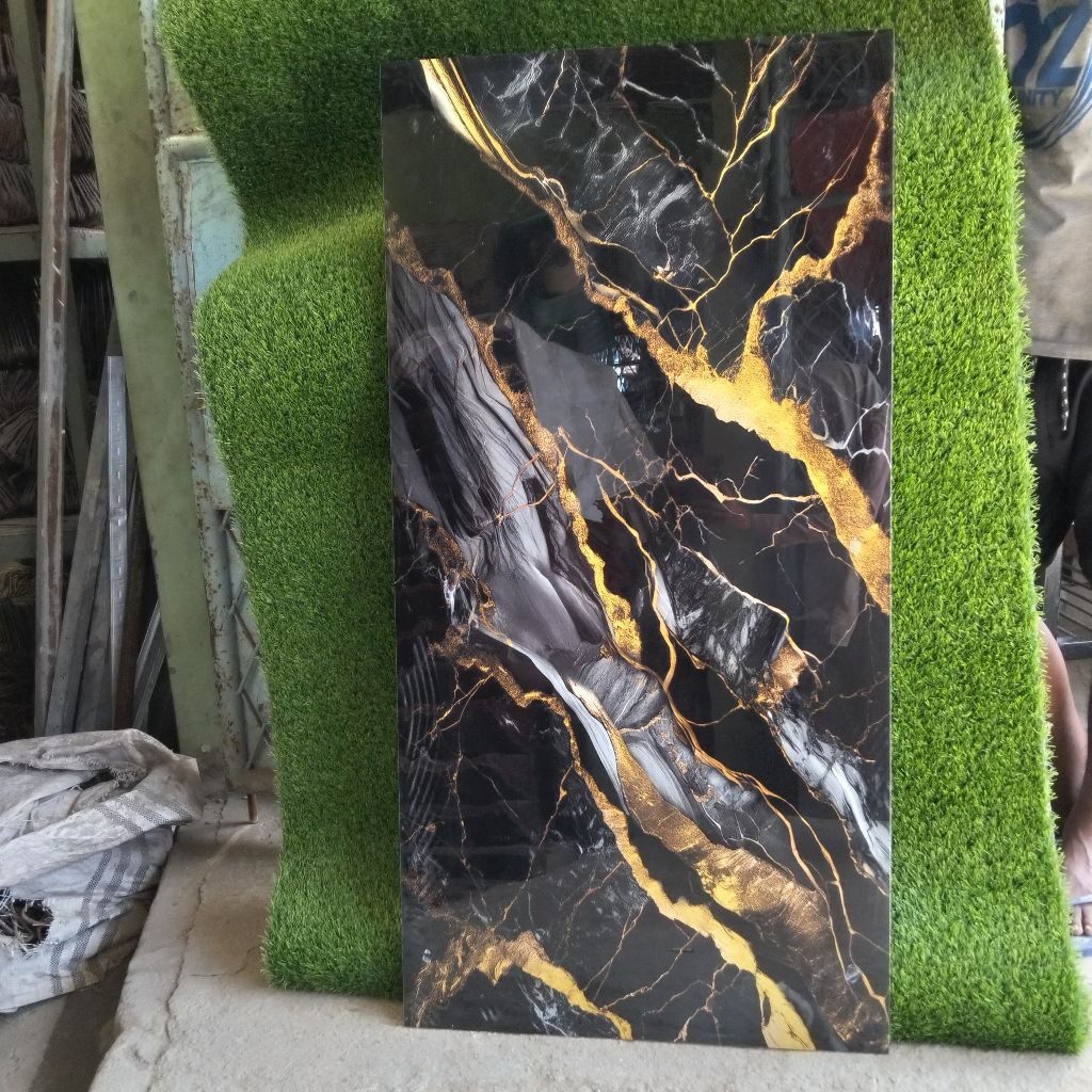 Granit 60x120 hitam marmer (glossy-kilap) /granit dinding / granit top table/ granit dinding kamar m