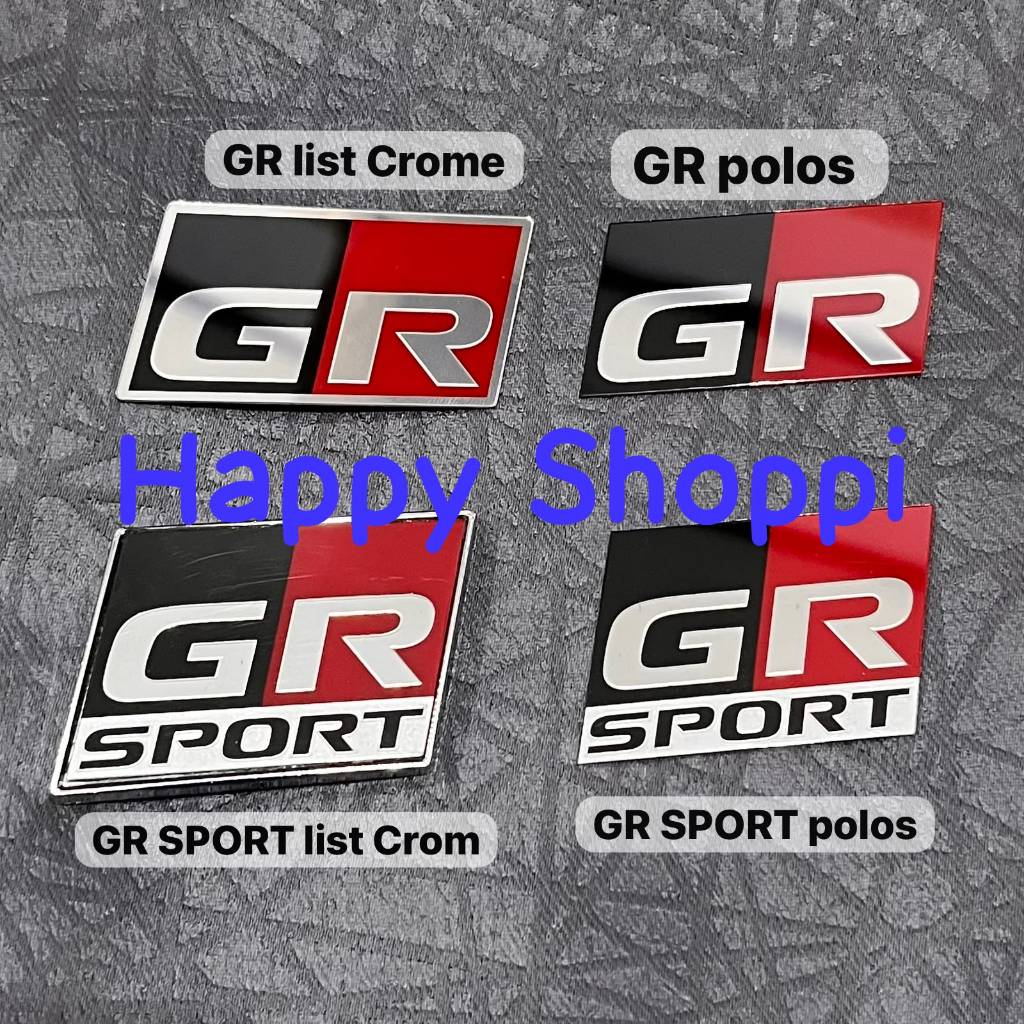 TERBARU Emblem Logo GR Sport Toyota Raize Rush Fortuner Yaris 2026
