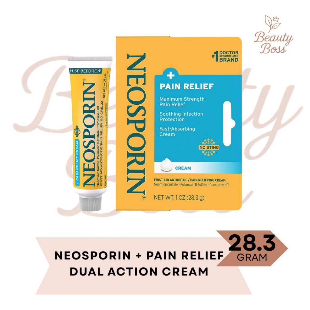 Neosporin + Pain Relief Dual Action Cream - Pencegah Infeksi 1 Oz