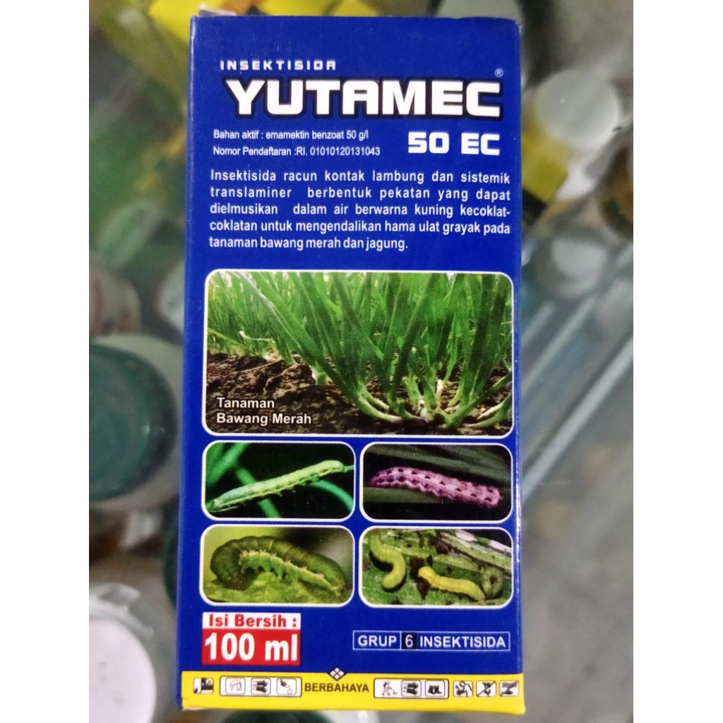 Insektisida YUTAMEC 50 EC 100 ml Pembasmi Ulat pada tanaman bawang merah