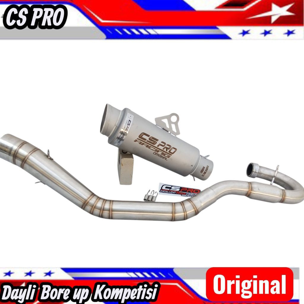 KNALPOT racing tr sanblast ORI CS pro knalpot KLX crf wr