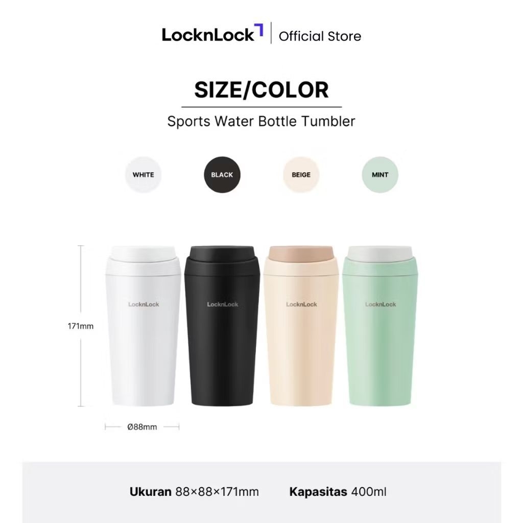 Lock&Lock & Lock n LocknLock 500 ml New Basic Table Mug Hot Cold Air Minum Panas Dingin Gelas Cangki