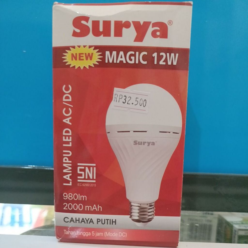 bohlam lampu Surya magic 12watt