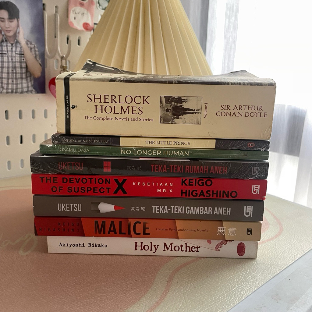 preloved novel sherlock holy mother keigo higashino malice uketsu no longer human