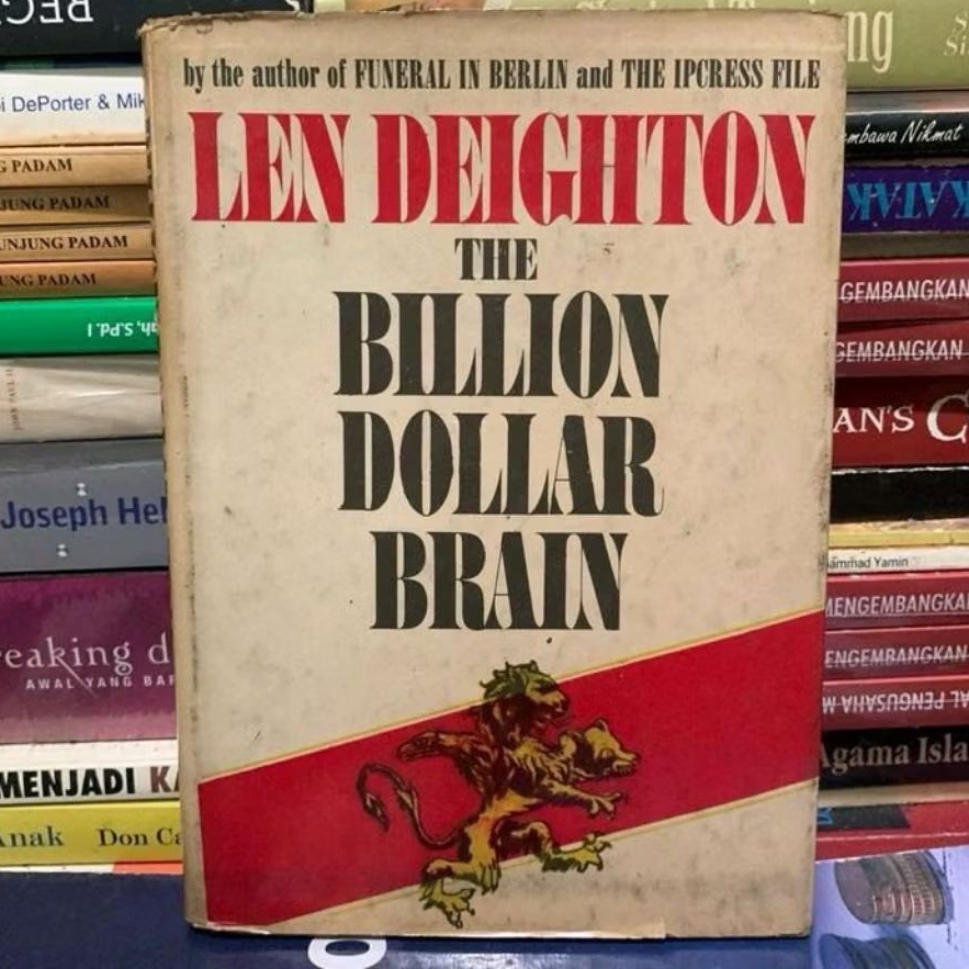 The billion dollar brain by Len deighton buku bekas ORIGINAL